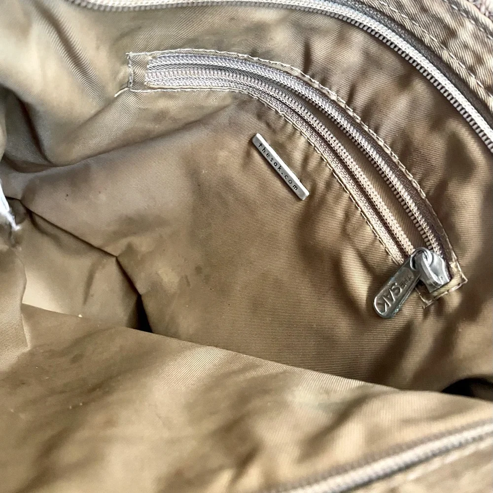 The Sak- Classic neutral crocheted Boho crossbody bag.In great condition.